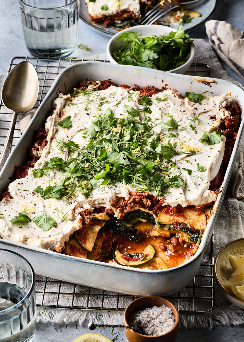 Koolhydraatarme ovenschotel met gehakt