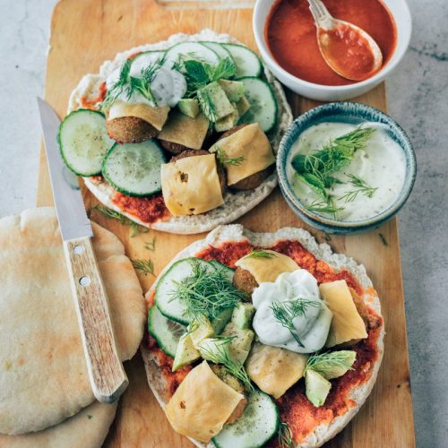 Pita falafel