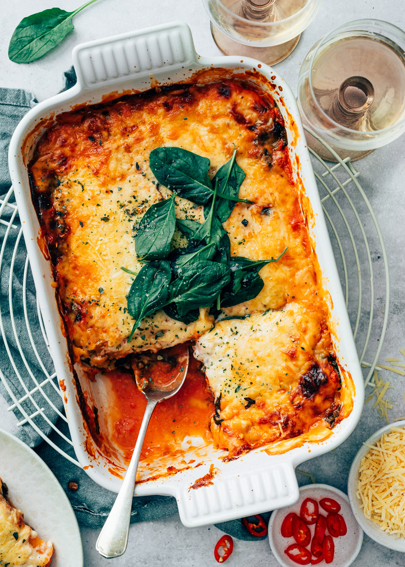 Lasagne met pompoen