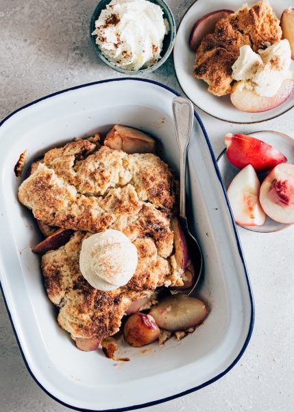 peach cobbler