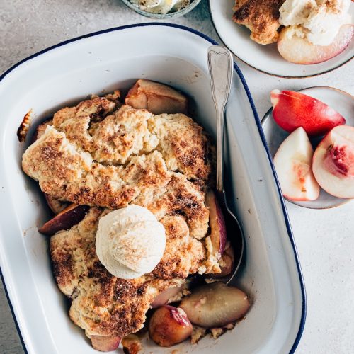 peach cobbler
