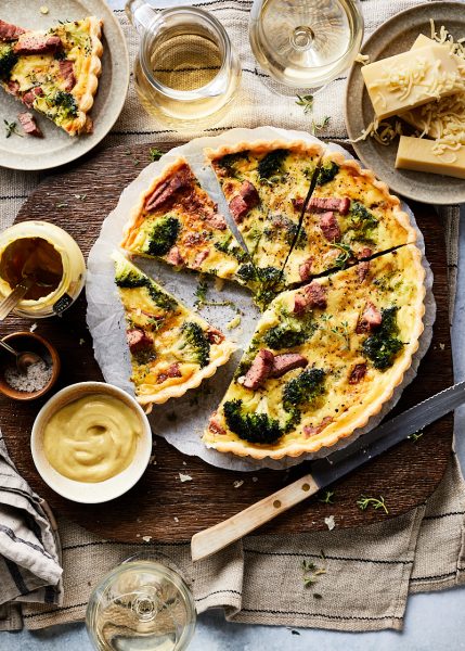 Quiche lorraine broccoli