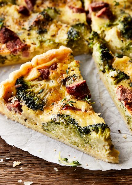 Quiche lorraine broccoli