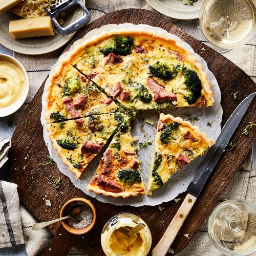 Quiche lorraine broccoli