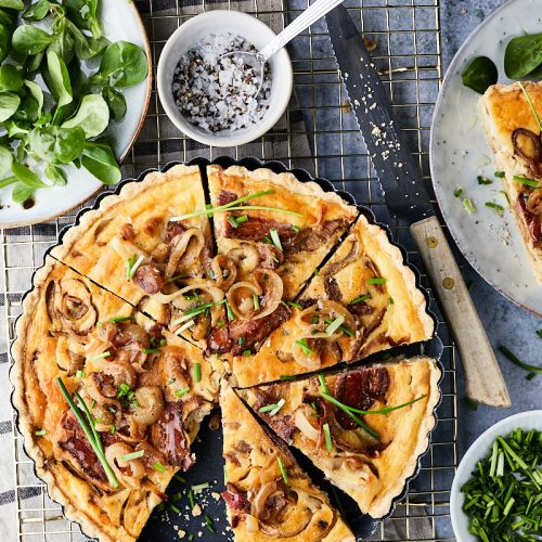 Quiche lorraine recept