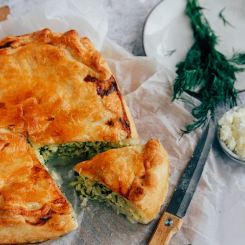 Quiche courgette