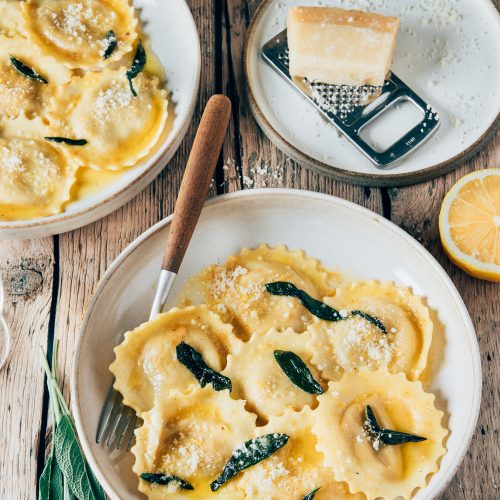 Ravioli met salieboter