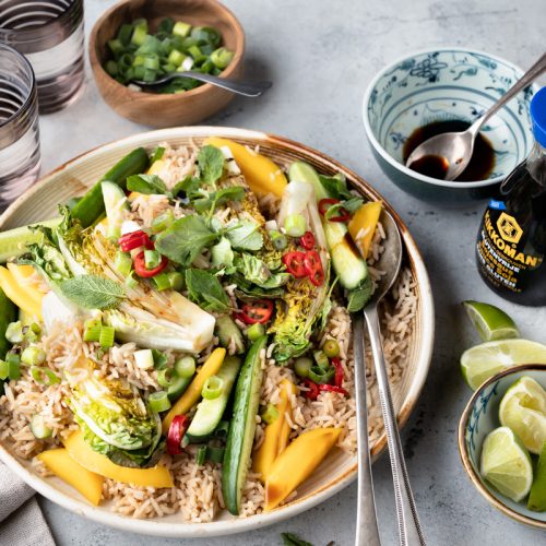 Rijstsalade met mango