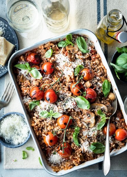 Risotto met gehakt