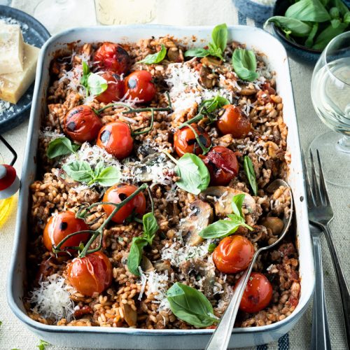 Risotto met gehakt