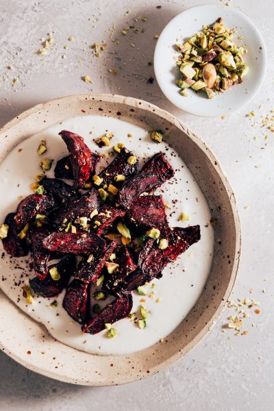 Rode bietjes met feta uit de Airfryer