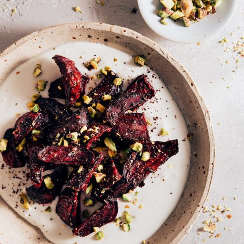 Rode bietjes met feta uit de Airfryer