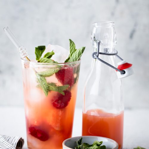 Roze mocktail