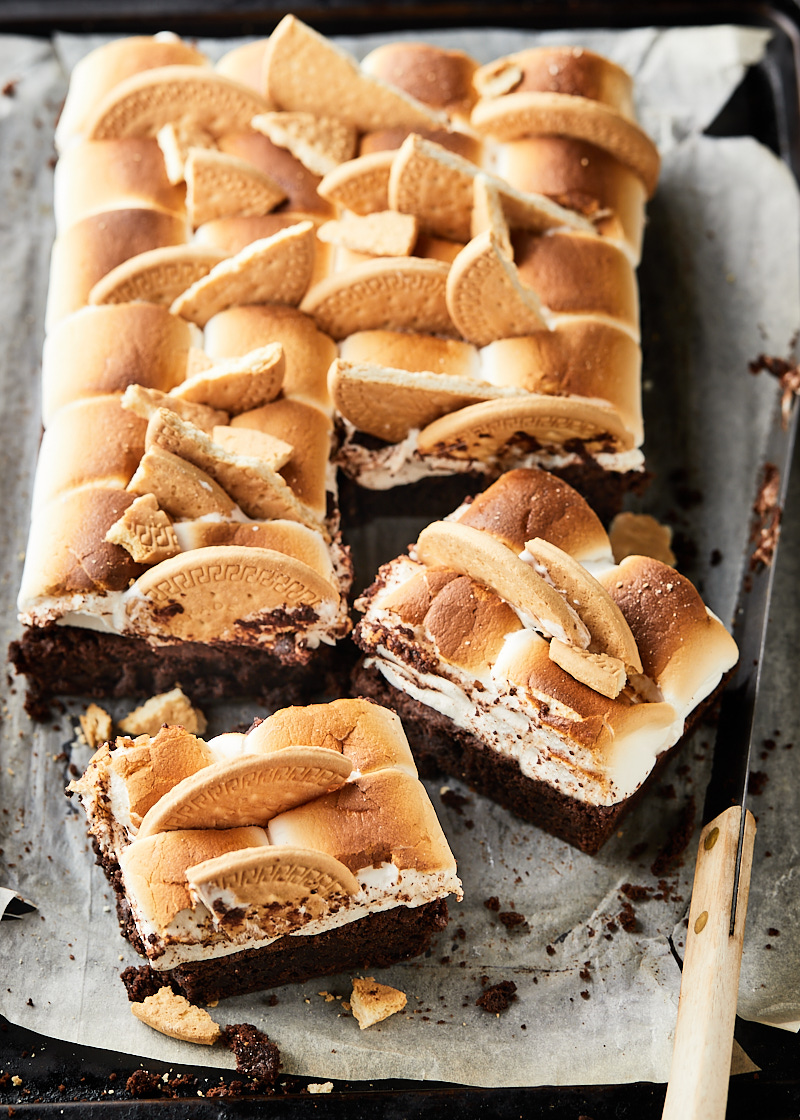 S'mores brownies