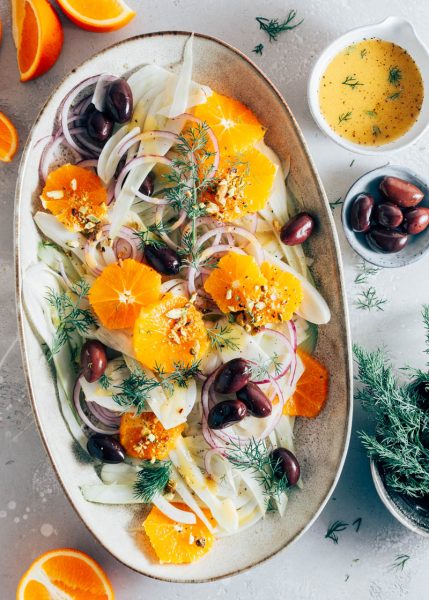 Salade met venkel en sinaasappel