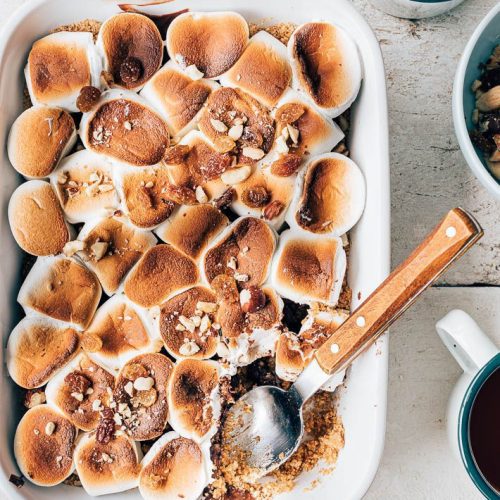 s'mores uit de oven