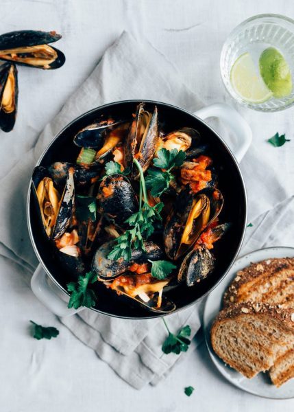 Recept Spaanse mosselen