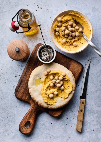 Pompoenhummus - Pompoen hummus