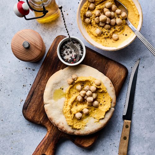 Pompoenhummus - Pompoen hummus