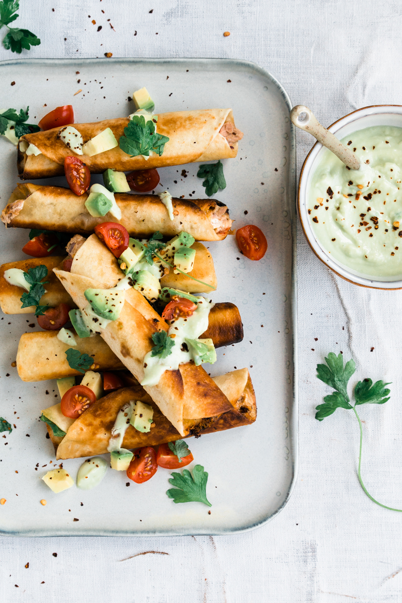 Taquitos met tonijn