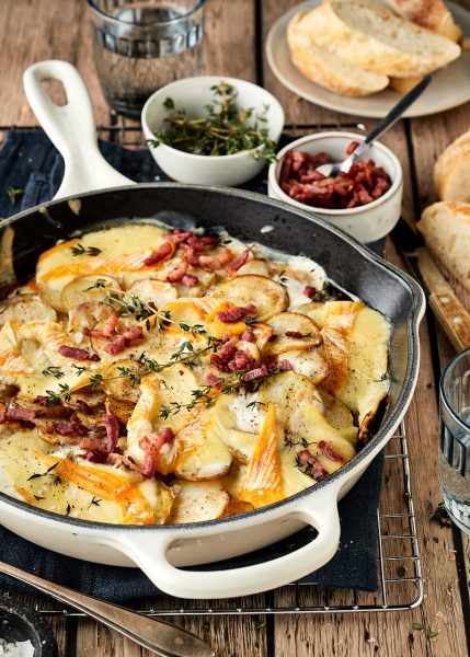 Tartiflette met spek