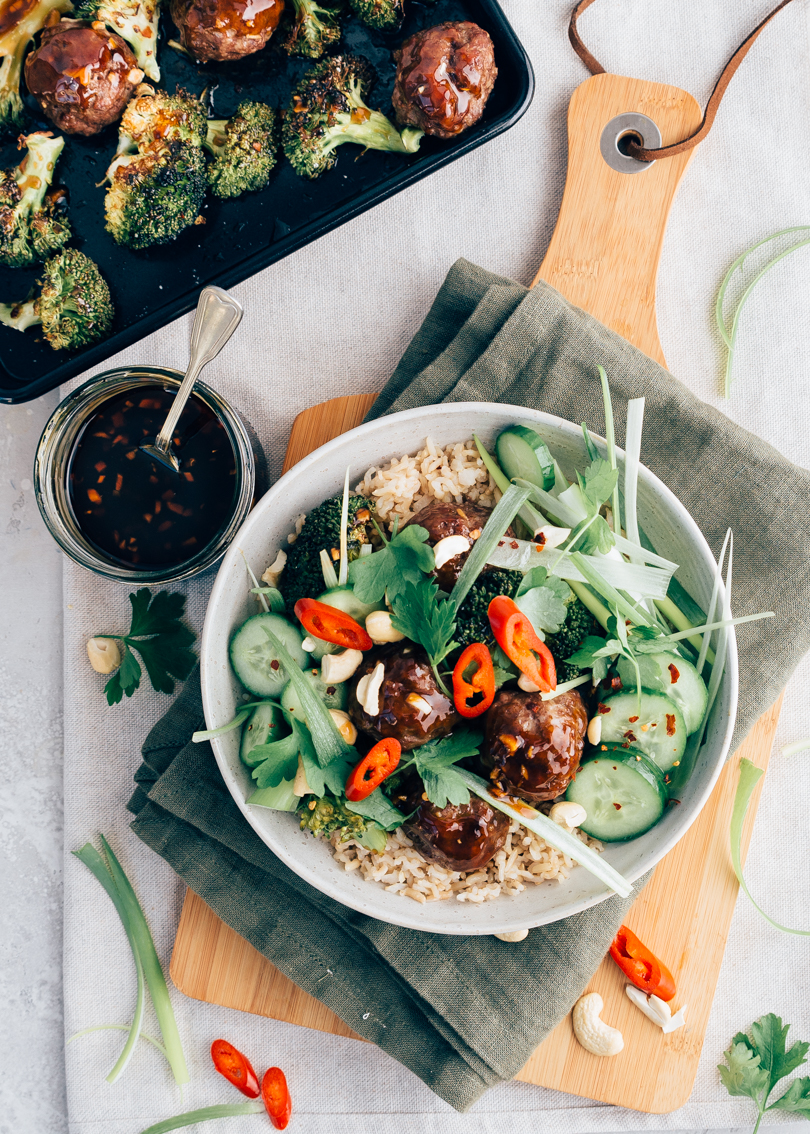 Teriyaki gehaktballetjes