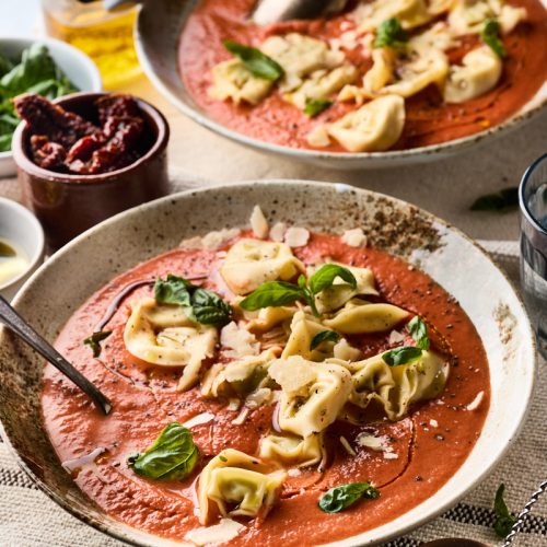 Tortellini soep