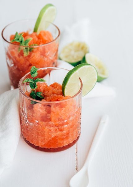 Watermeloen granita