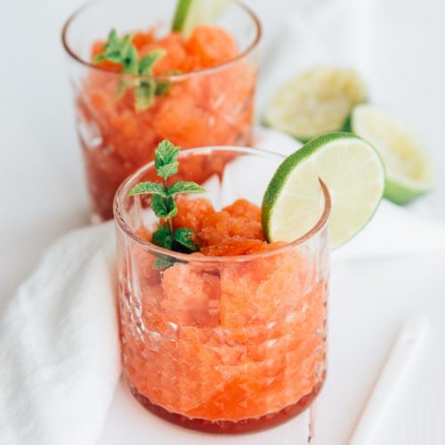 Watermeloen granita