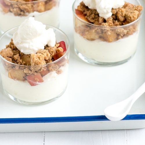 appelkruimel cheesecake
