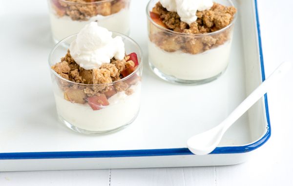 appelkruimel cheesecake