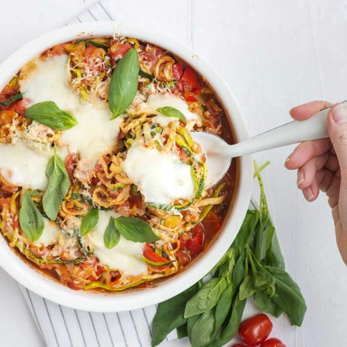 courgette pasta uit de oven