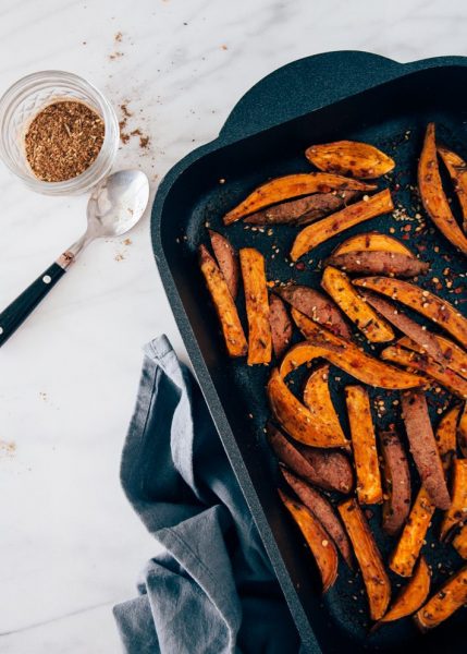geroosterde zoete aardappel