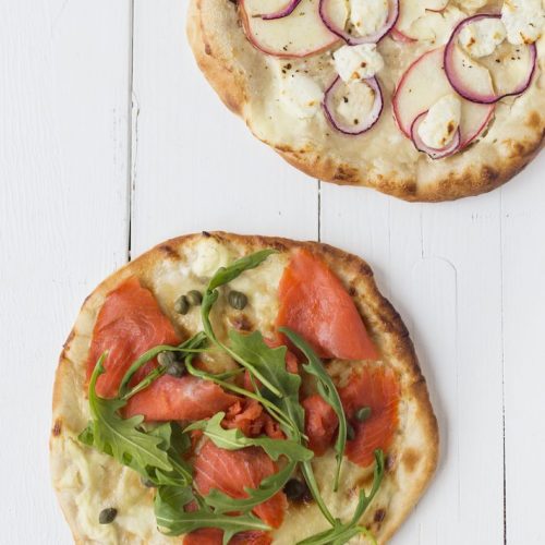 flammkuchen met zalm