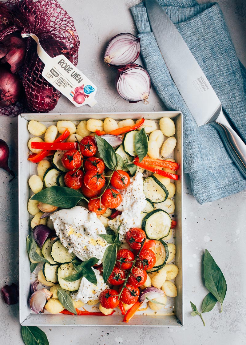 Gnocchi traybake