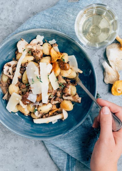 Gnocchi met champignons
