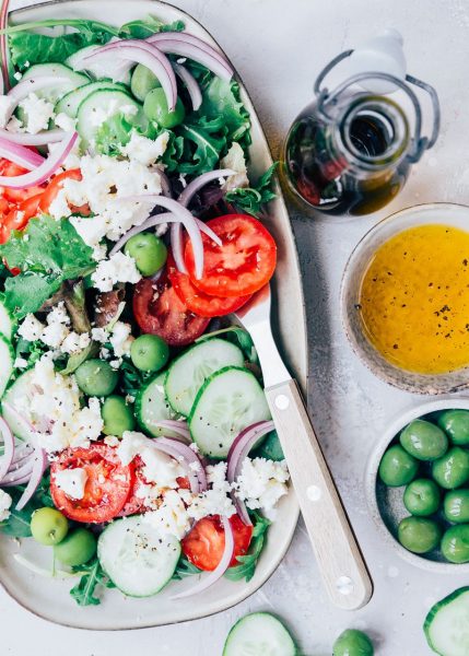 salade met feta