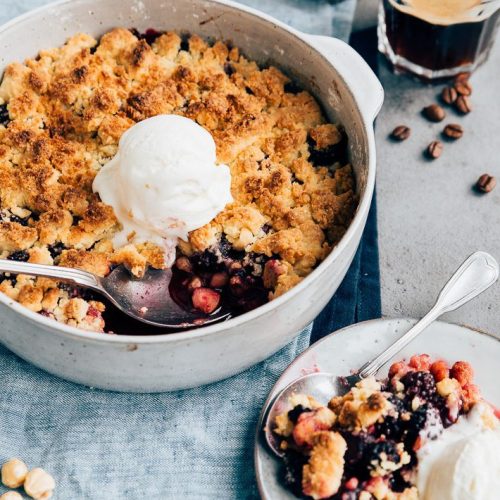 kersen crumble