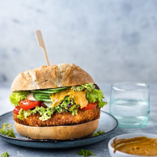 krokante kipburger
