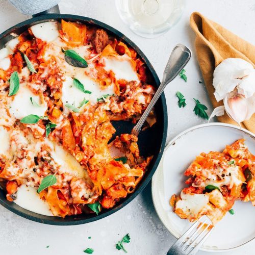lasagna uit de pan