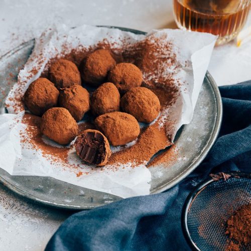 makkelijke chocoladetruffels