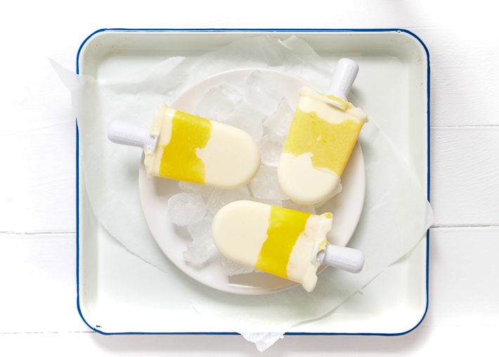 Mango ijsjes met yoghurt
