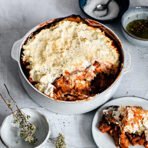 moussaka met ricotta