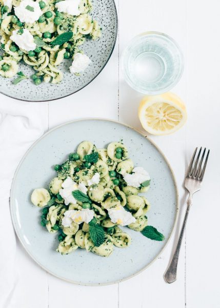 orecchiette met muntpesto