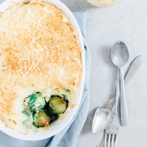 ovenschotel met spruitjes