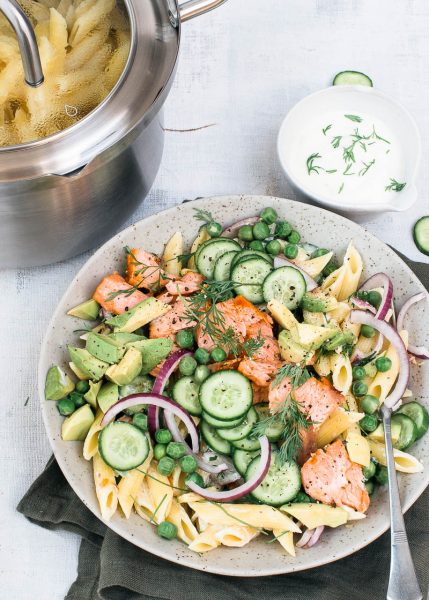 pastasalade recept