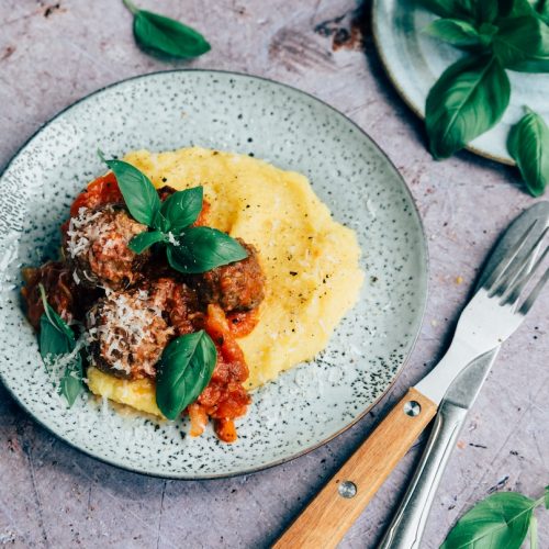 polenta gehaktballetjes