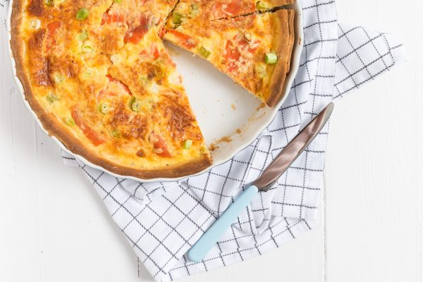 quiche met zalm