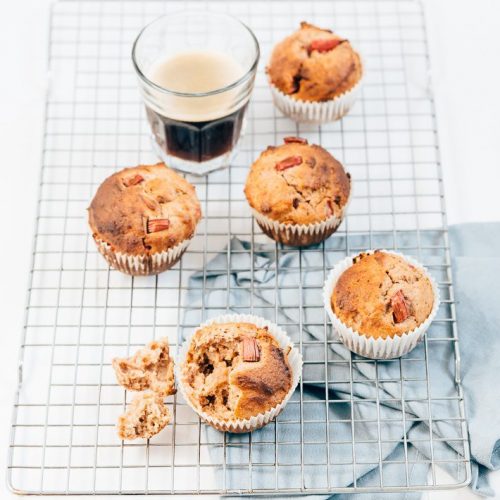 rabarber muffins
