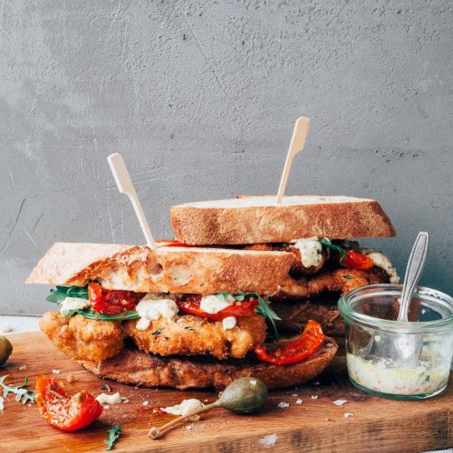 schnitzel sandwich
